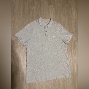 Burberry London Size XL Polo Shirt for Men - Gray